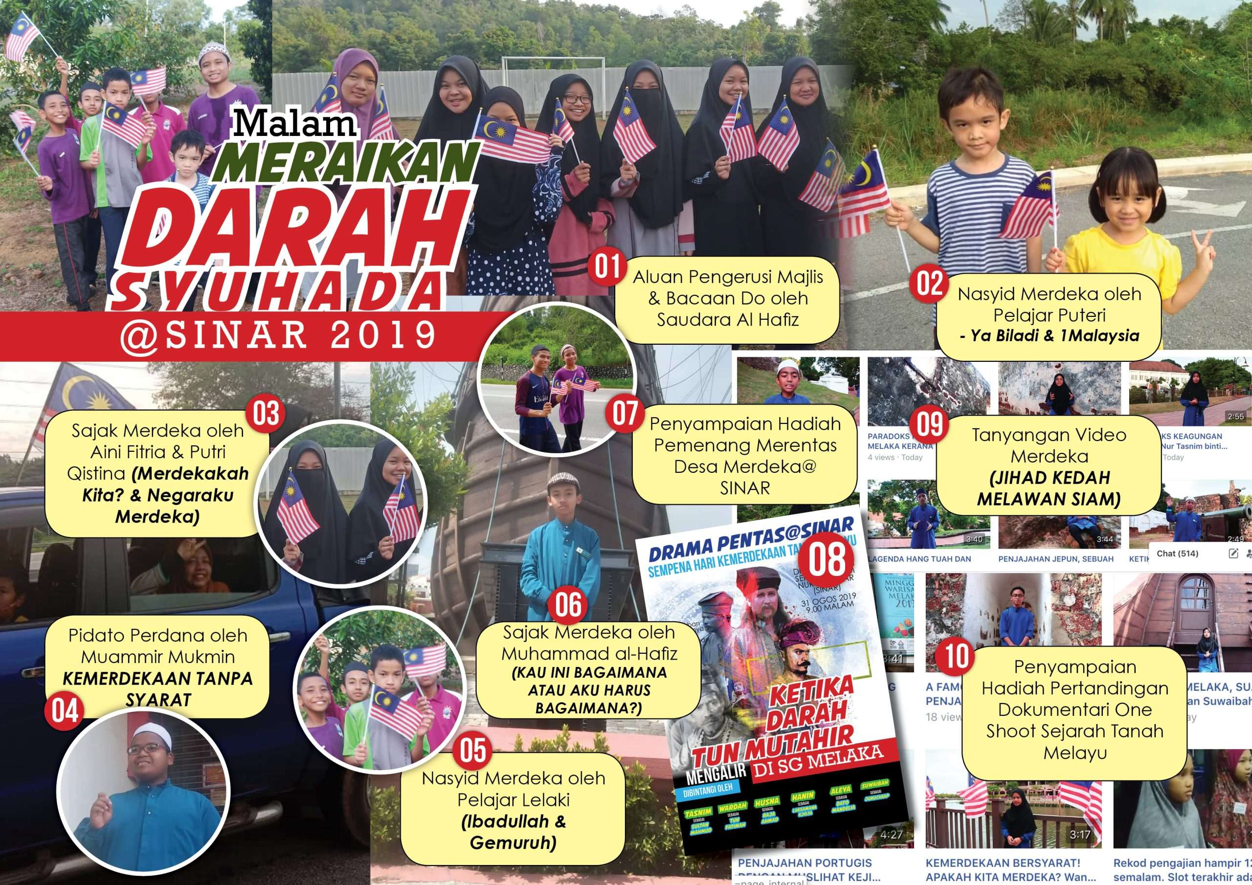 sambutan hari kemerdekaan tanah melayu @ sinar 2019